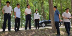 市水利局領導蒞臨引黃灌區農業節水工程 （2021年市本級）施工二標項目指導工