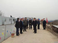 11月29日上午，市水利局黨組書記、局長、二級巡視員任永勝帶隊到我公司在建工地督導工程建設情況，市水利局黨組成員、副局長江崇海，市河道工程管理服務中心黨委書記、主任趙振